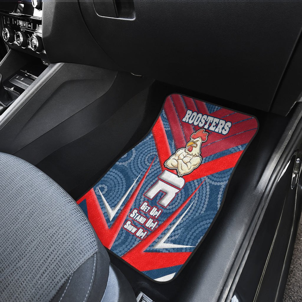 vibe-hoodie-front-and-back-car-mats-sydney-roosters-naidoc-2022-sporty-style-front-and-back-car-mats