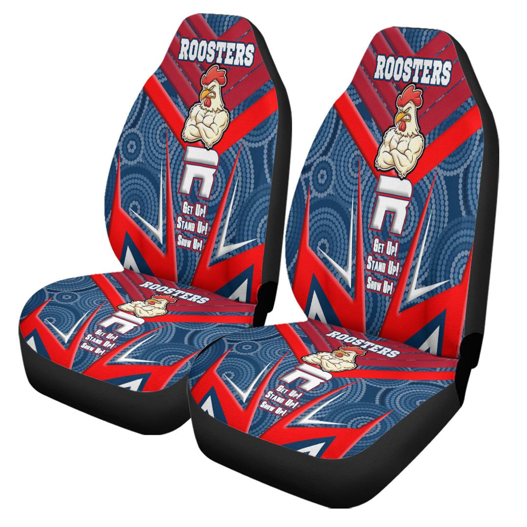 vibe-hoodie-car-seat-covers-sydney-roosters-naidoc-2022-sporty-style-car-seat-covers