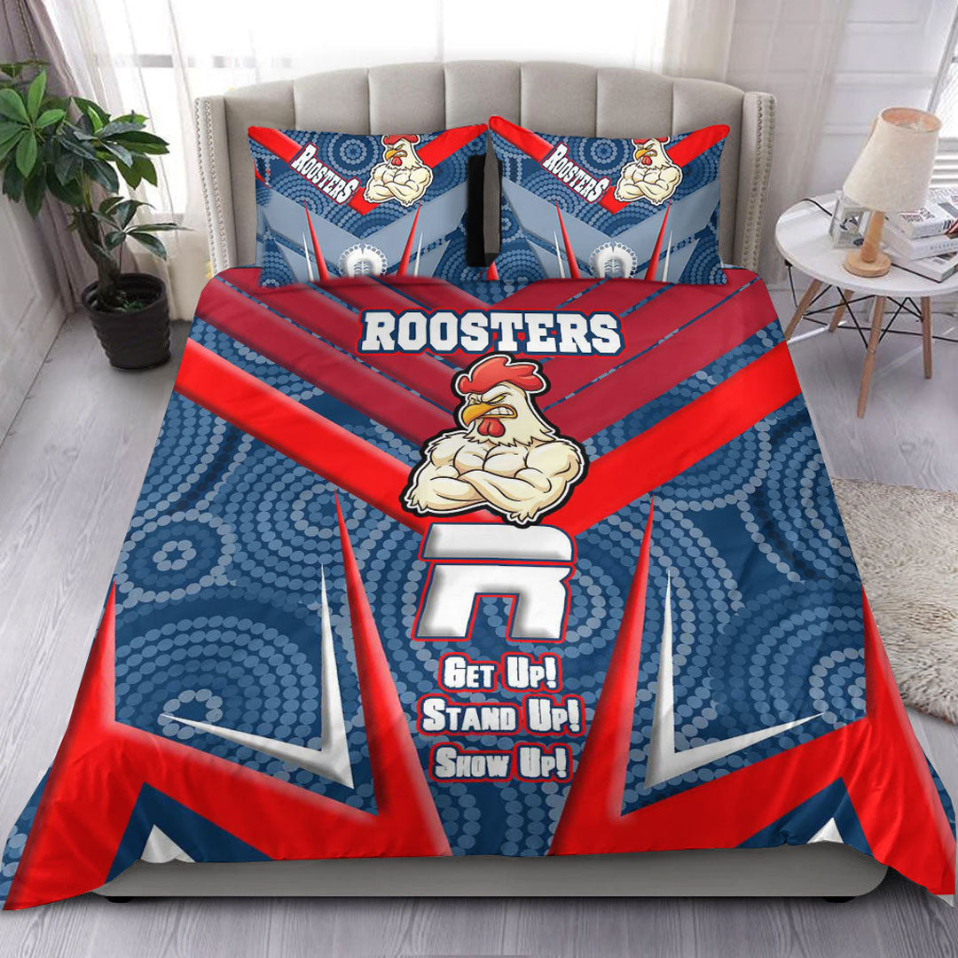 vibe-hoodie-bedding-set-sydney-roosters-naidoc-2022-sporty-style-bedding-set