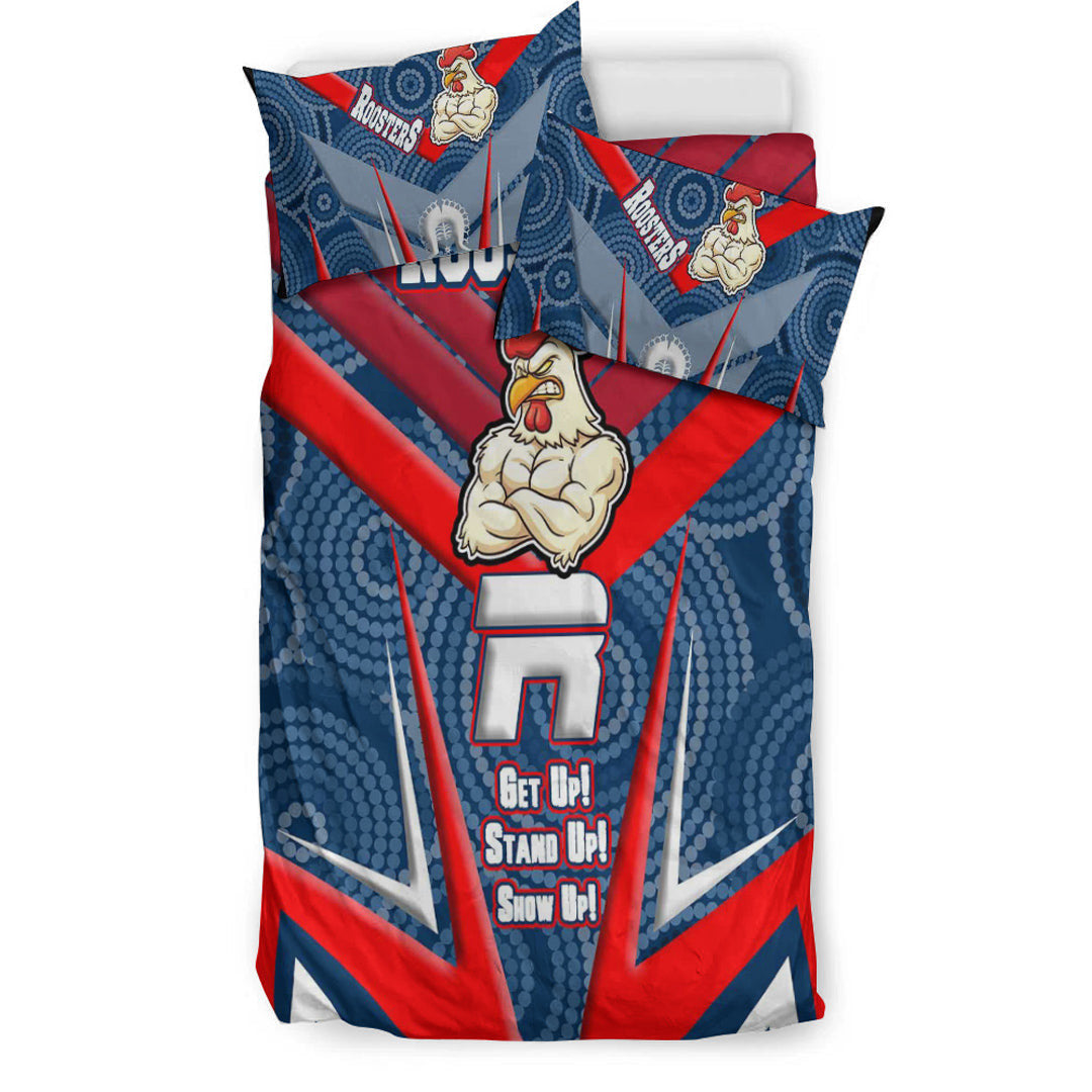 vibe-hoodie-bedding-set-sydney-roosters-naidoc-2022-sporty-style-bedding-set