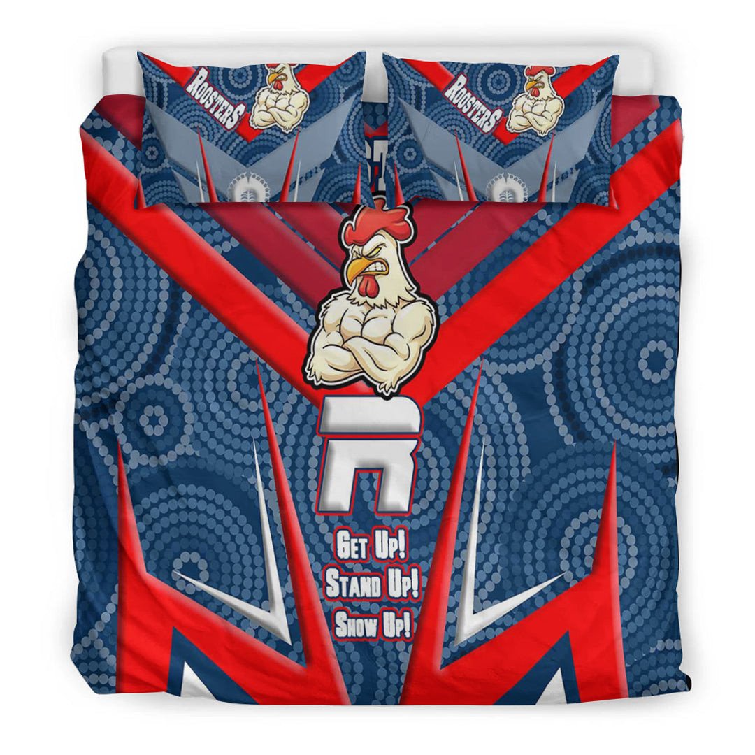 vibe-hoodie-bedding-set-sydney-roosters-naidoc-2022-sporty-style-bedding-set