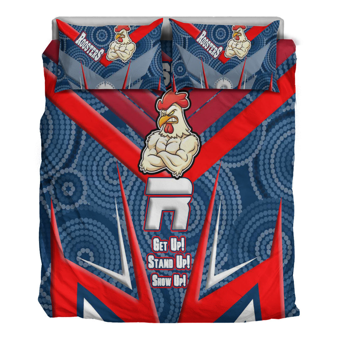 vibe-hoodie-bedding-set-sydney-roosters-naidoc-2022-sporty-style-bedding-set