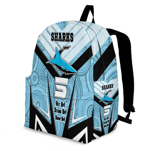 vibe-hoodie-backpack-cronulla-sutherland-sharks-naidoc-2022-sporty-style-backpack