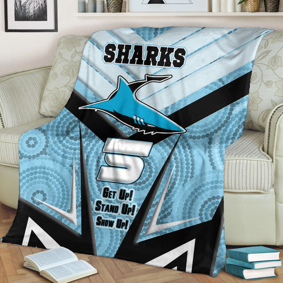 vibe-hoodie-premium-blanket-cronulla-sutherland-sharks-naidoc-2022-sporty-style-premium-blanket