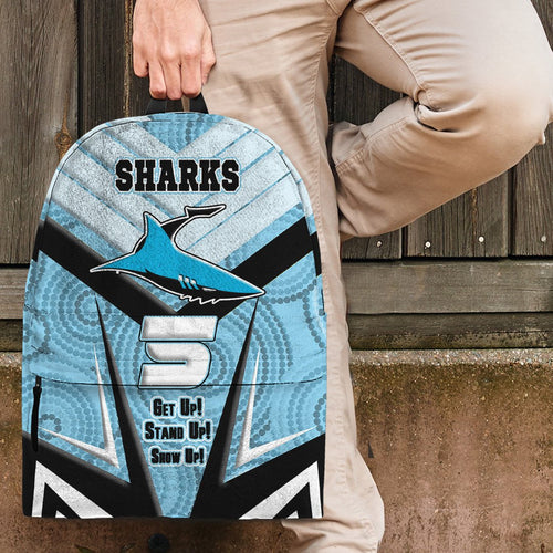 vibe-hoodie-backpack-cronulla-sutherland-sharks-naidoc-2022-sporty-style-backpack