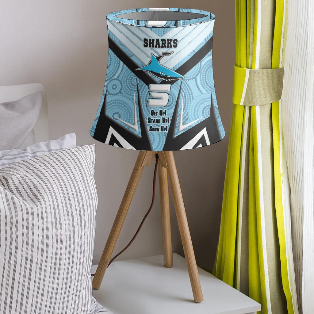 vibe-hoodie-drum-lamp-shade-cronulla-sutherland-sharks-naidoc-2022-sporty-style-drum-lamp-shade