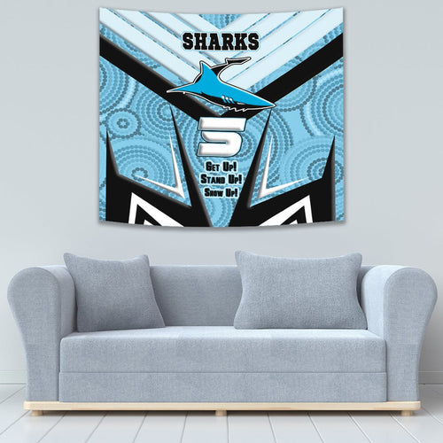 vibe-hoodie-tapestry-cronulla-sutherland-sharks-naidoc-2022-sporty-style-tapestry