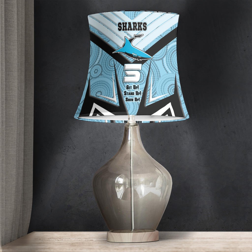 vibe-hoodie-drum-lamp-shade-cronulla-sutherland-sharks-naidoc-2022-sporty-style-drum-lamp-shade