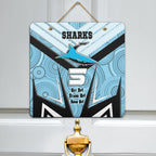 vibe-hoodie-hanging-door-sign-cronulla-sutherland-sharks-naidoc-2022-sporty-style-hanging-door-sign