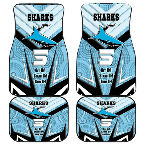 vibe-hoodie-front-and-back-car-mats-cronulla-sutherland-sharks-naidoc-2022-sporty-style-front-and-back-car-mats