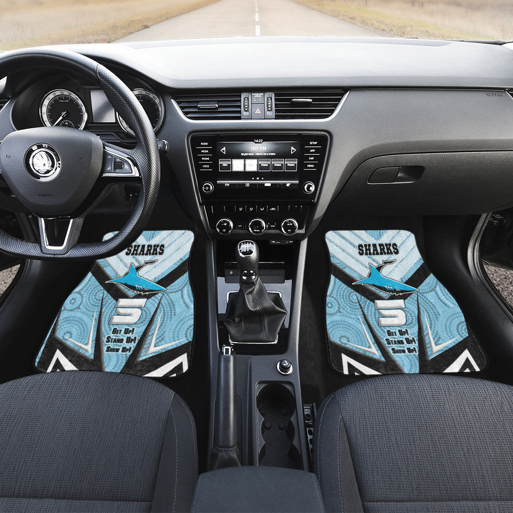 vibe-hoodie-front-and-back-car-mats-cronulla-sutherland-sharks-naidoc-2022-sporty-style-front-and-back-car-mats