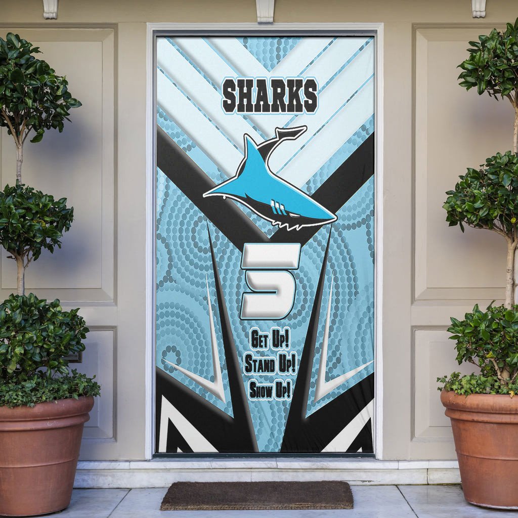 vibe-hoodie-door-sock-cronulla-sutherland-sharks-naidoc-2022-sporty-style-door-sock