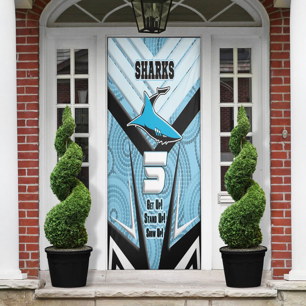 vibe-hoodie-door-sock-cronulla-sutherland-sharks-naidoc-2022-sporty-style-door-sock