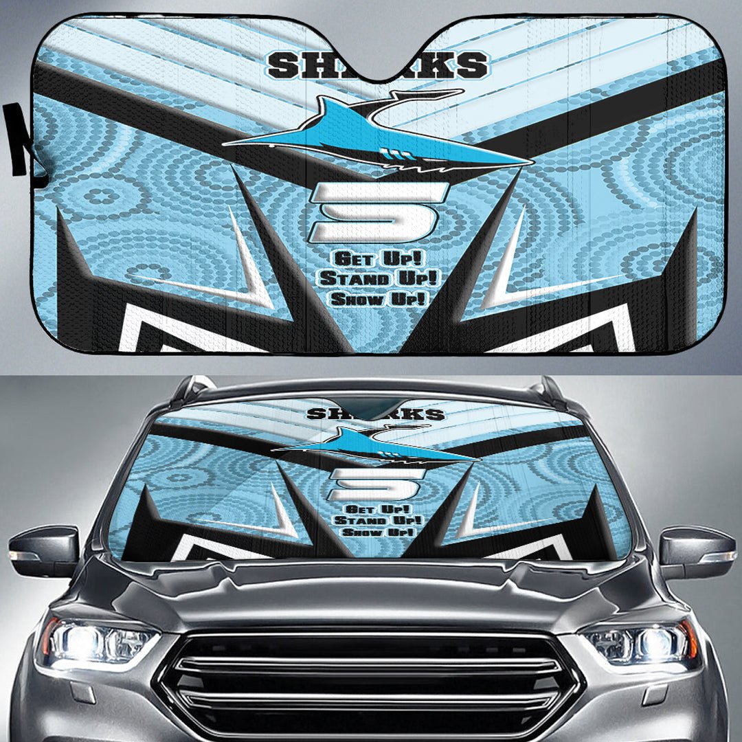 vibe-hoodie-auto-sun-shades-cronulla-sutherland-sharks-naidoc-2022-sporty-style-auto-sun-shades