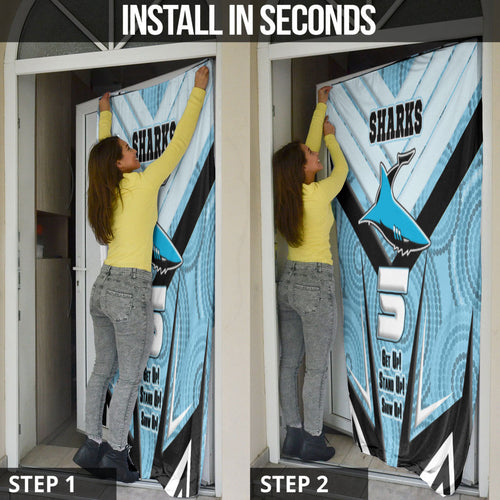 vibe-hoodie-door-sock-cronulla-sutherland-sharks-naidoc-2022-sporty-style-door-sock