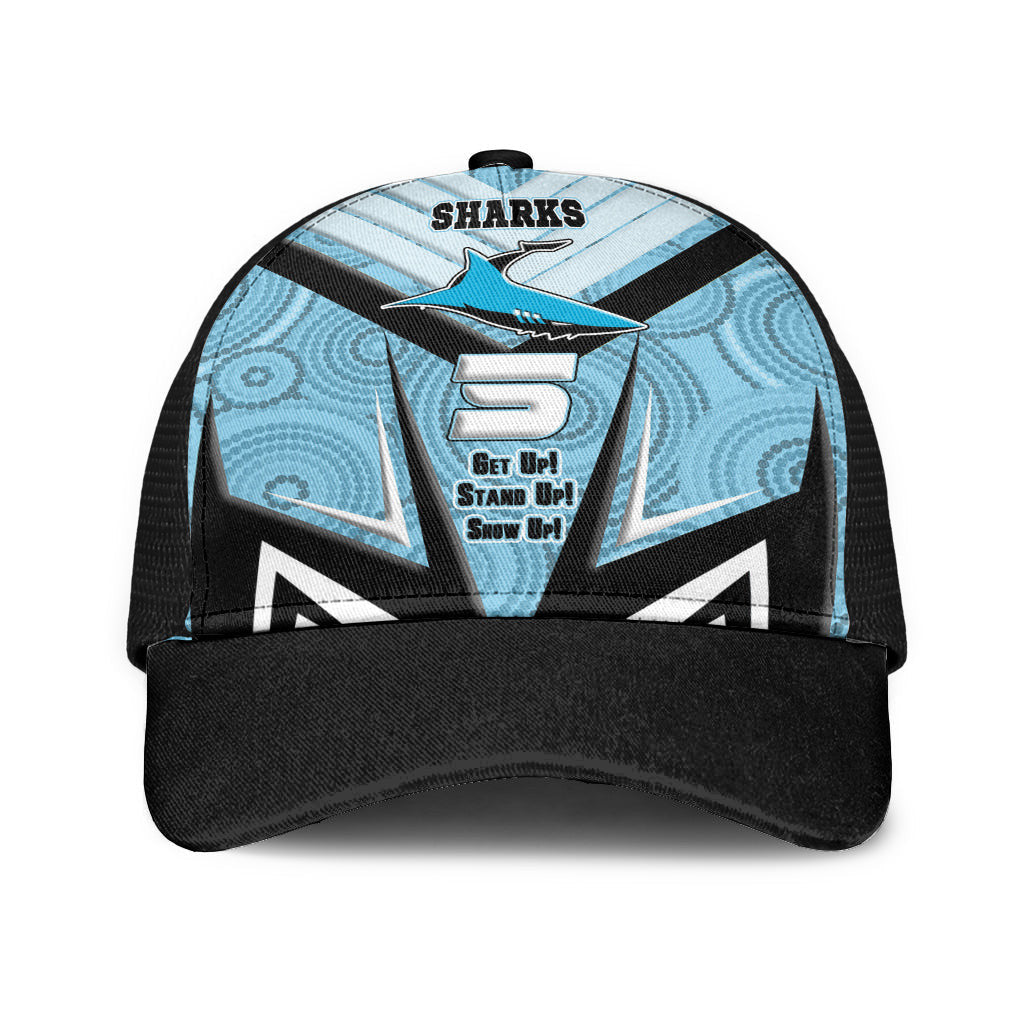 vibe-hoodie-mesh-back-cap-cronulla-sutherland-sharks-naidoc-2022-sporty-style-mesh-back-cap