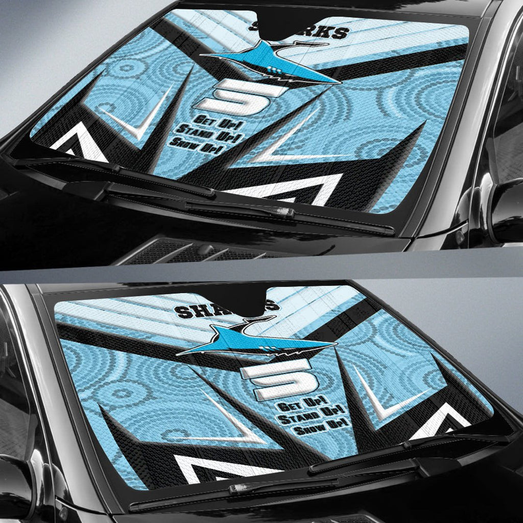 vibe-hoodie-auto-sun-shades-cronulla-sutherland-sharks-naidoc-2022-sporty-style-auto-sun-shades
