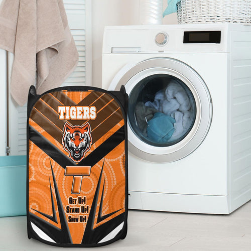vibe-hoodie-laundry-hamper-west-tigers-naidoc-2022-sporty-style-laundry-hamper