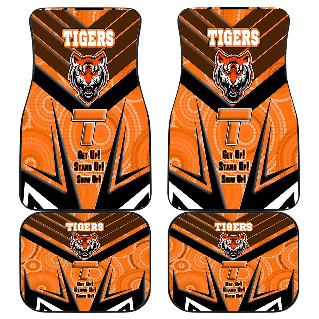 vibe-hoodie-front-and-back-car-mats-west-tigers-naidoc-2022-sporty-style-front-and-back-car-mats