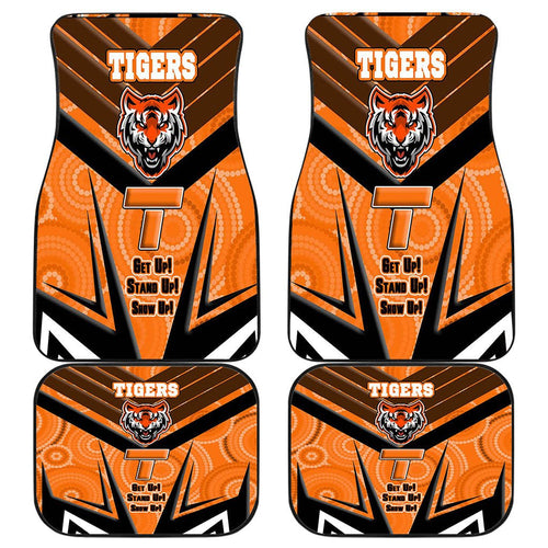 vibe-hoodie-front-and-back-car-mats-west-tigers-naidoc-2022-sporty-style-front-and-back-car-mats