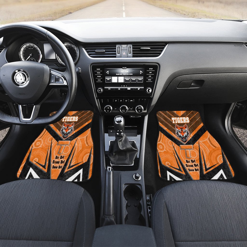 vibe-hoodie-front-and-back-car-mats-west-tigers-naidoc-2022-sporty-style-front-and-back-car-mats