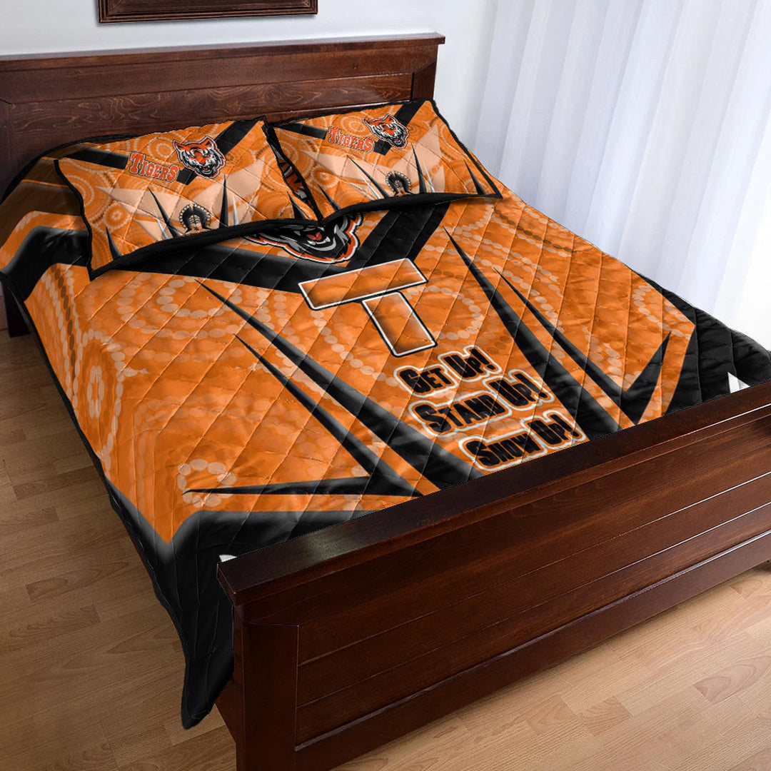vibe-hoodie-quilt-bed-set-west-tigers-naidoc-2022-sporty-style-quilt-bed-set