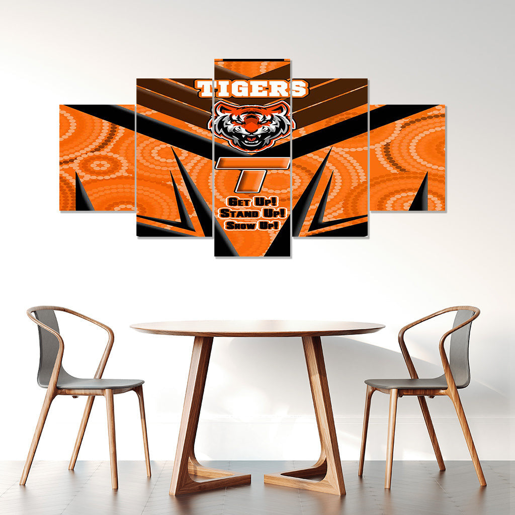 vibe-hoodie-canvas-wall-art-west-tigers-naidoc-2022-sporty-style-canvas-wall-art