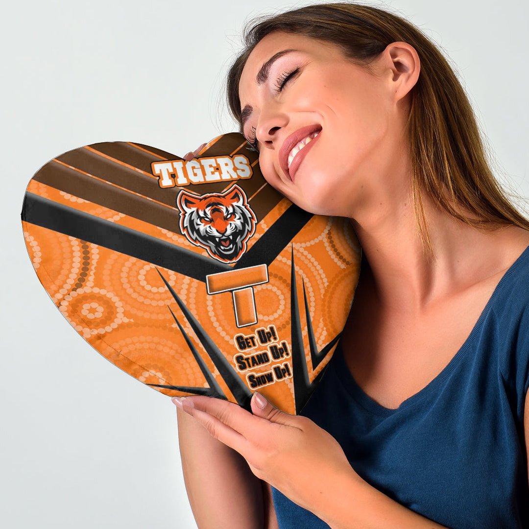 vibe-hoodie-heart-shaped-pillow-west-tigers-naidoc-2022-sporty-style-heart-shaped-pillow