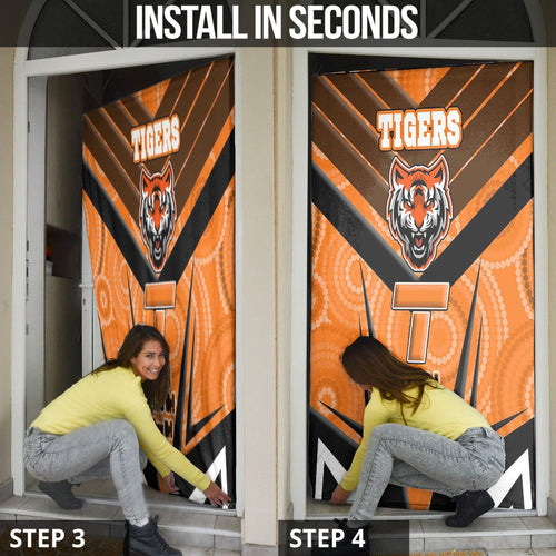 vibe-hoodie-door-sock-west-tigers-naidoc-2022-sporty-style-door-sock