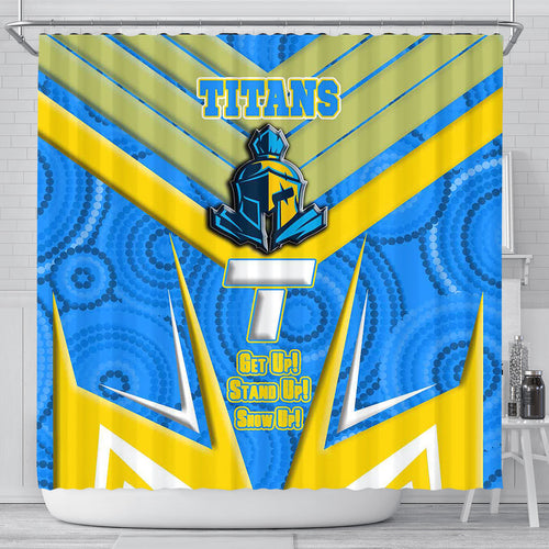 vibe-hoodie-shower-curtain-gold-coast-titans-naidoc-2022-sporty-style-shower-curtain
