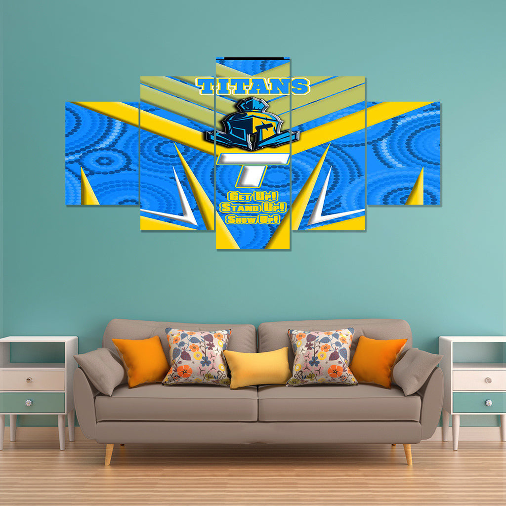 vibe-hoodie-canvas-wall-art-gold-coast-titans-naidoc-2022-sporty-style-canvas-wall-art