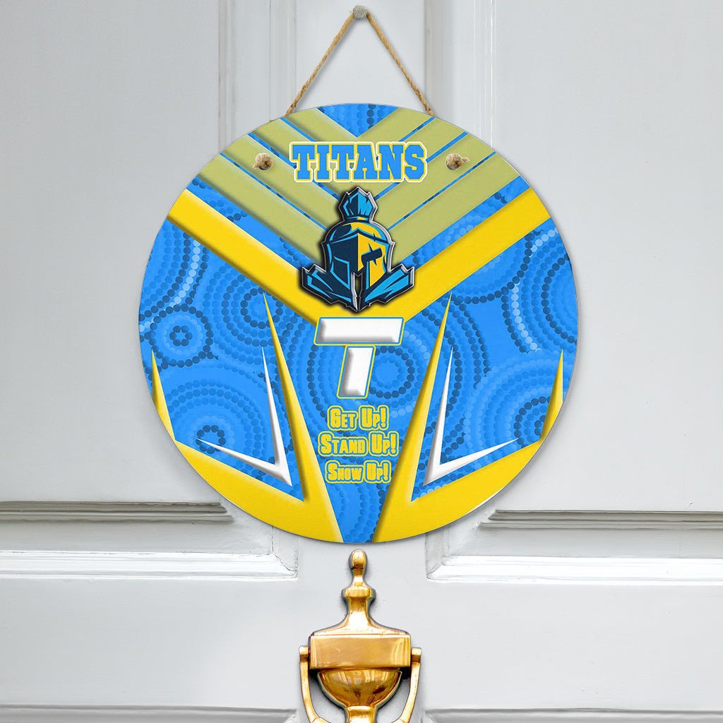 vibe-hoodie-hanging-door-sign-gold-coast-titans-naidoc-2022-sporty-style-hanging-door-sign