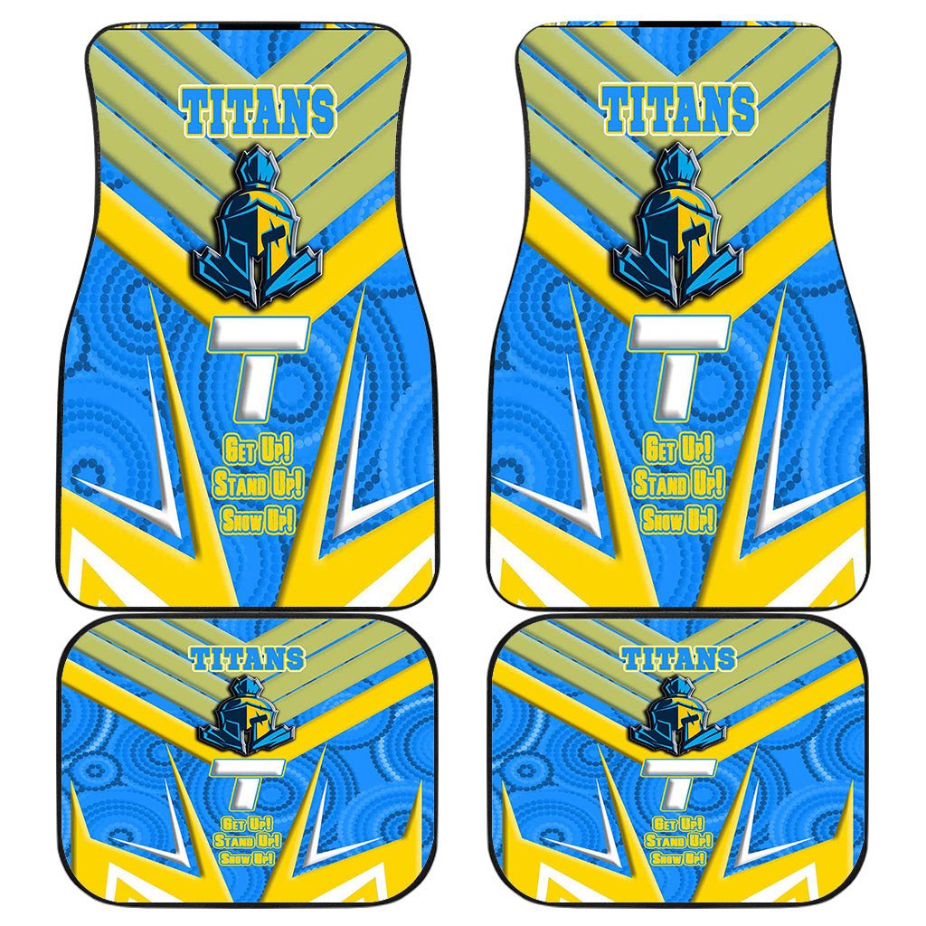 vibe-hoodie-front-and-back-car-mats-gold-coast-titans-naidoc-2022-sporty-style-front-and-back-car-mats