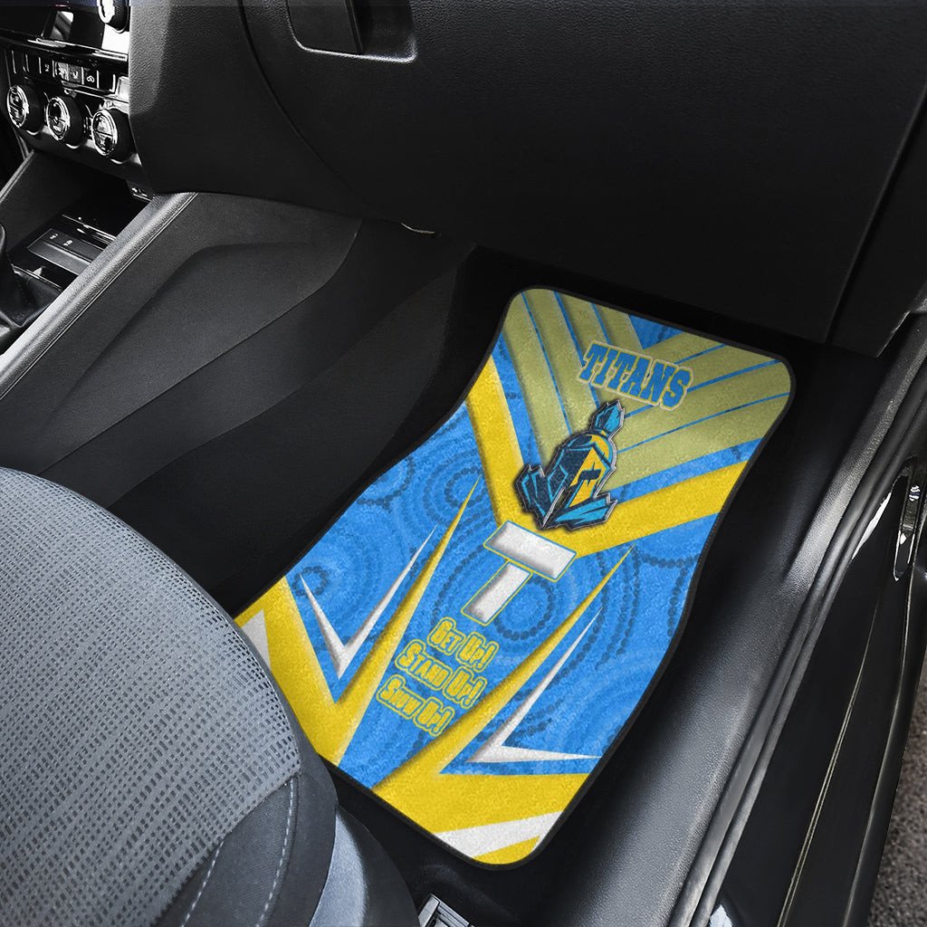 vibe-hoodie-front-and-back-car-mats-gold-coast-titans-naidoc-2022-sporty-style-front-and-back-car-mats