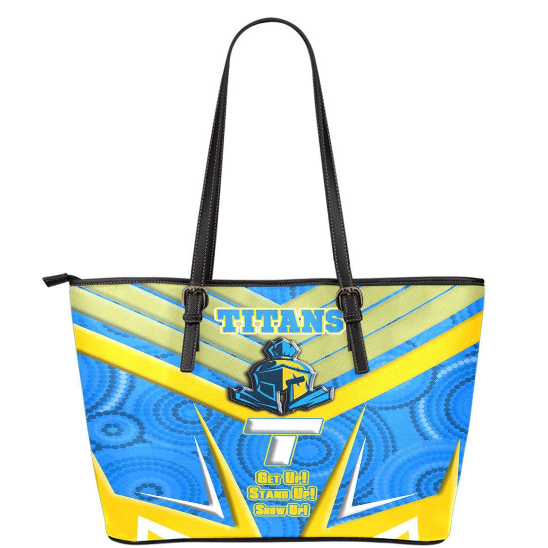vibe-hoodie-leather-tote-gold-coast-titans-naidoc-2022-sporty-style-leather-tote