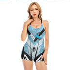 vibe-hoodie-clothing-cronulla-sutherland-sharks-naidoc-2022-sporty-style-womens-backless-romper-with-black-straps