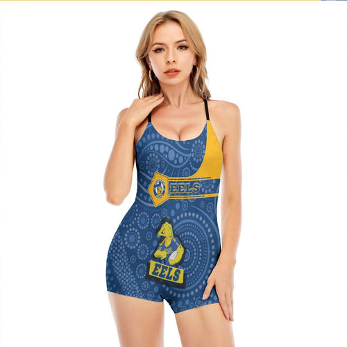 vibe-hoodie-clothing-parramatta-eels-simple-style-womens-backless-romper-with-black-straps