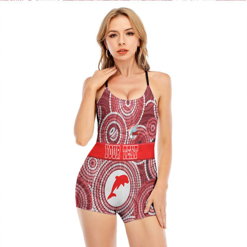 vibe-hoodie-clothing-custom-redcliffe-dolphins-new-style-womens-backless-romper-with-black-straps