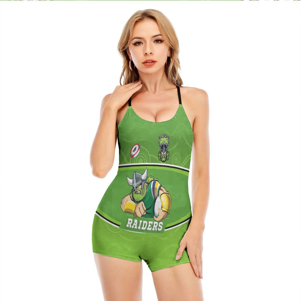vibe-hoodie-clothing-custom-canberra-raiders-womens-backless-romper-with-black-straps