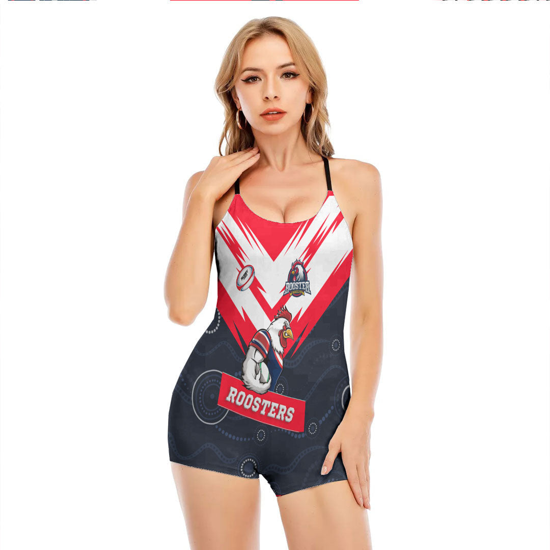 vibe-hoodie-clothing-custom-sydney-roosters-womens-backless-romper-with-black-straps