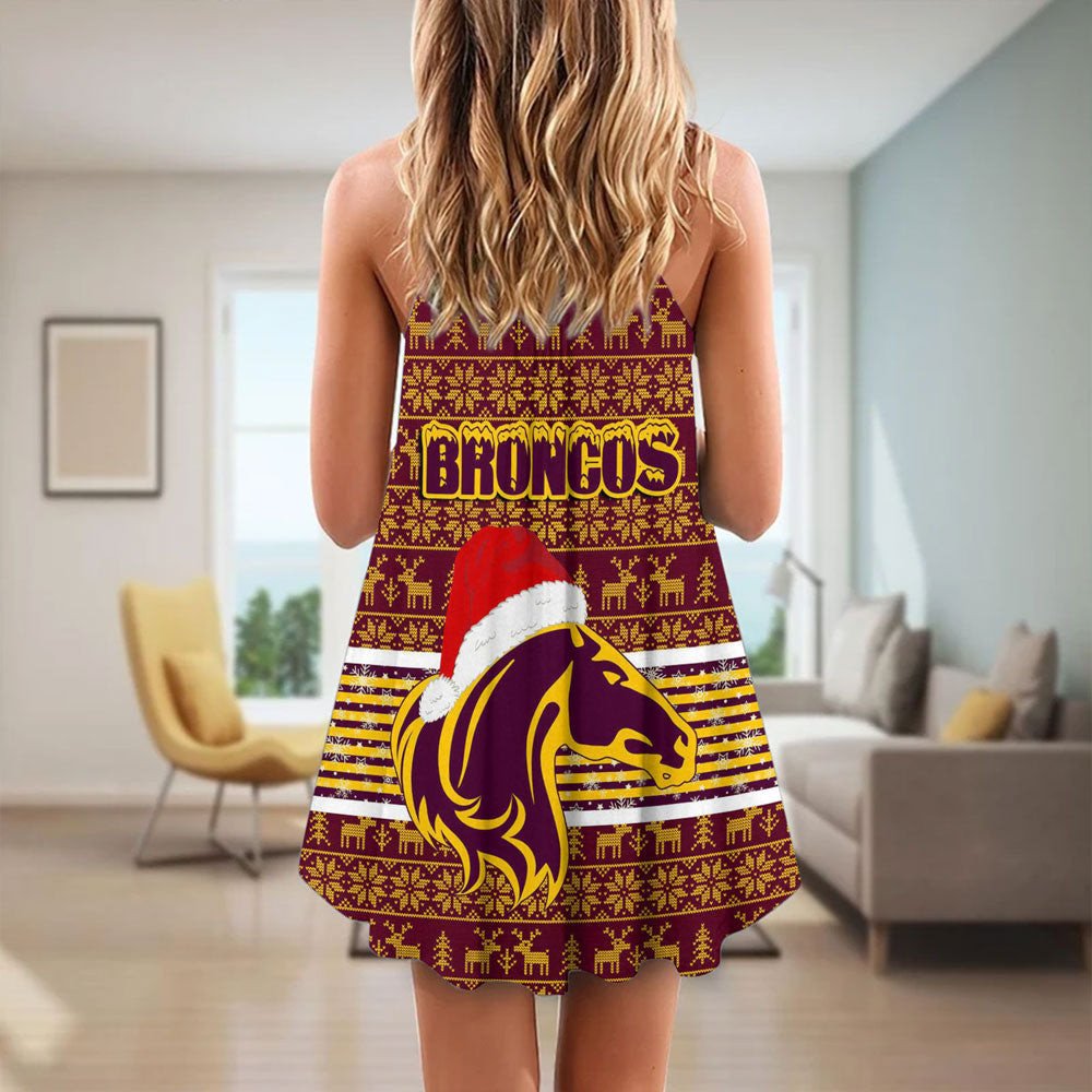 vibe-hoodie-clothing-brisbane-broncos-christmas-strap-summer-dress