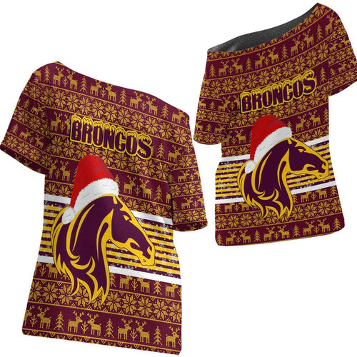 vibe-hoodie-clothing-brisbane-broncos-christmas-off-shoulder-t-shirt