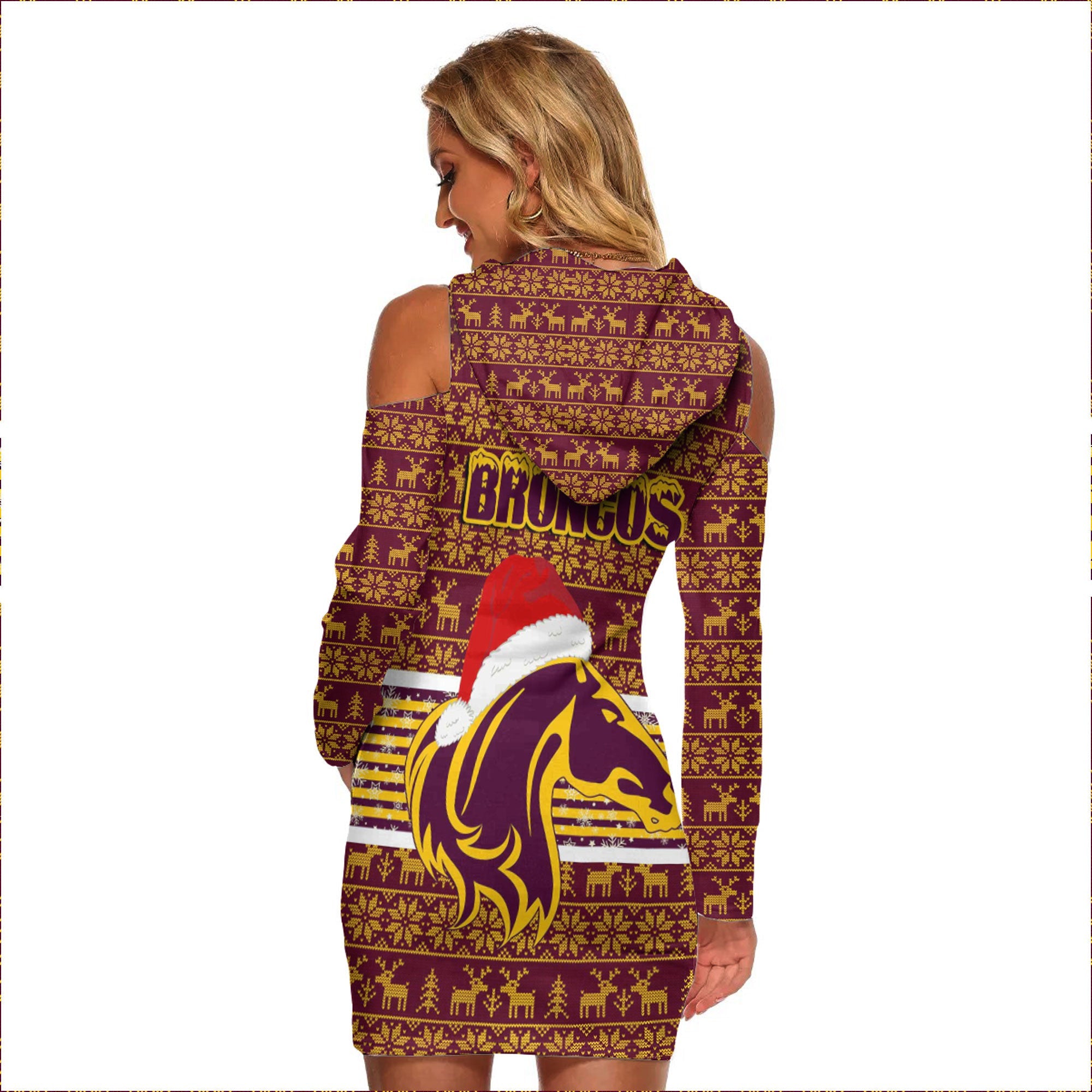 vibe-hoodie-clothing-brisbane-broncos-christmas-womens-tight-dress