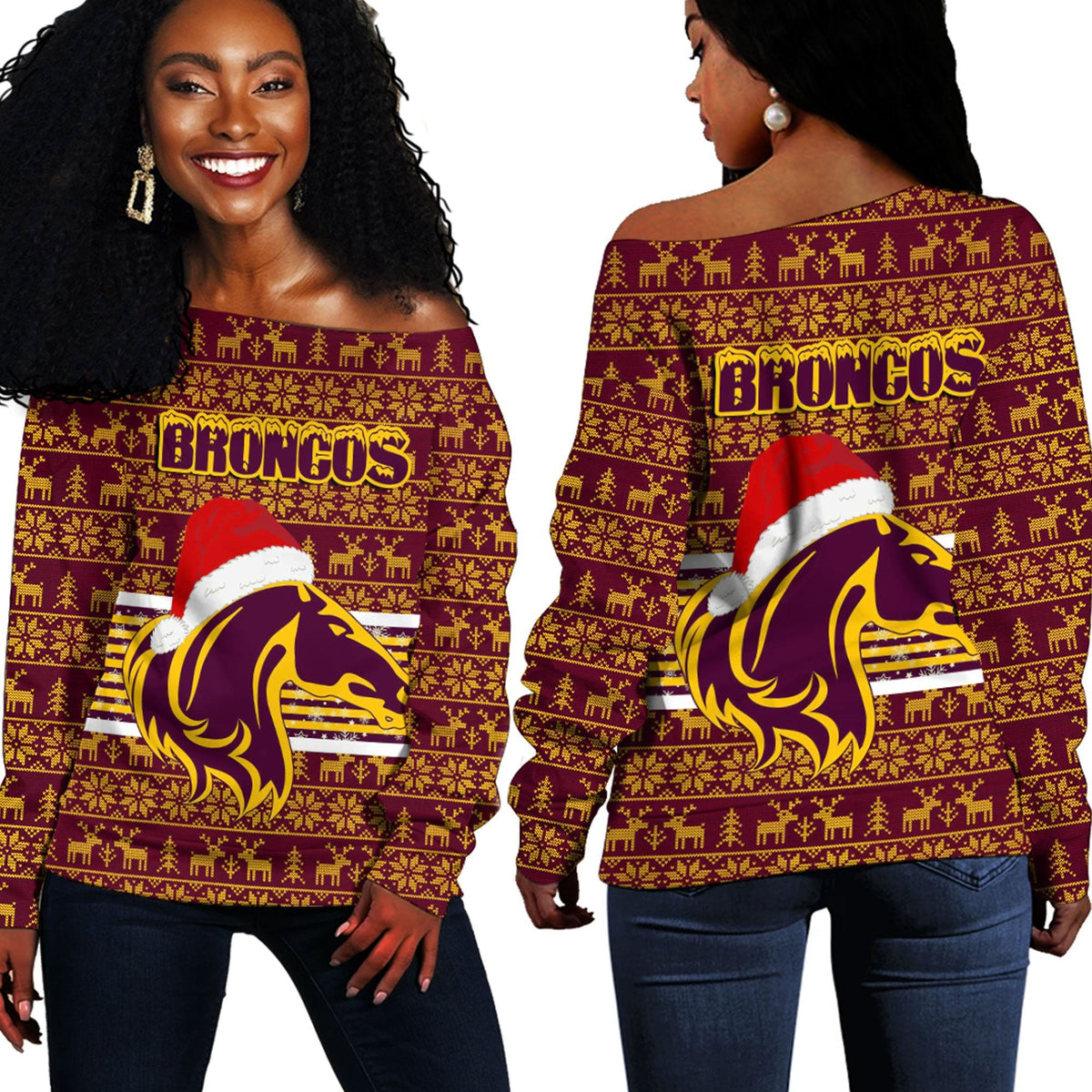 vibe-hoodie-clothing-brisbane-broncos-christmas-off-shoulder-sweaters