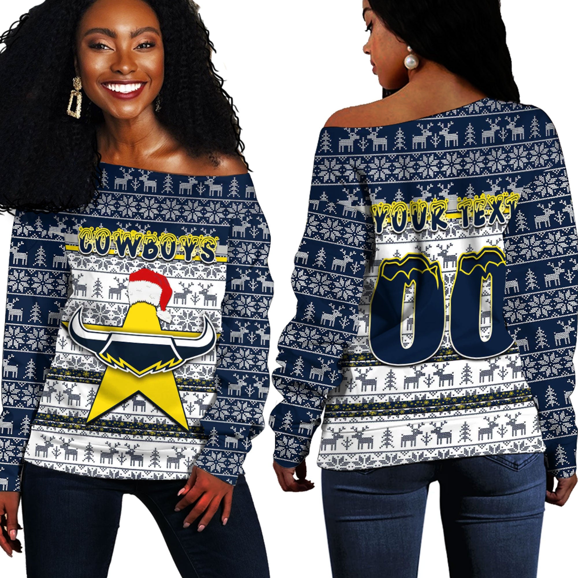 vibe-hoodie-clothing-north-queensland-cowboys-christmas-off-shoulder-sweaters