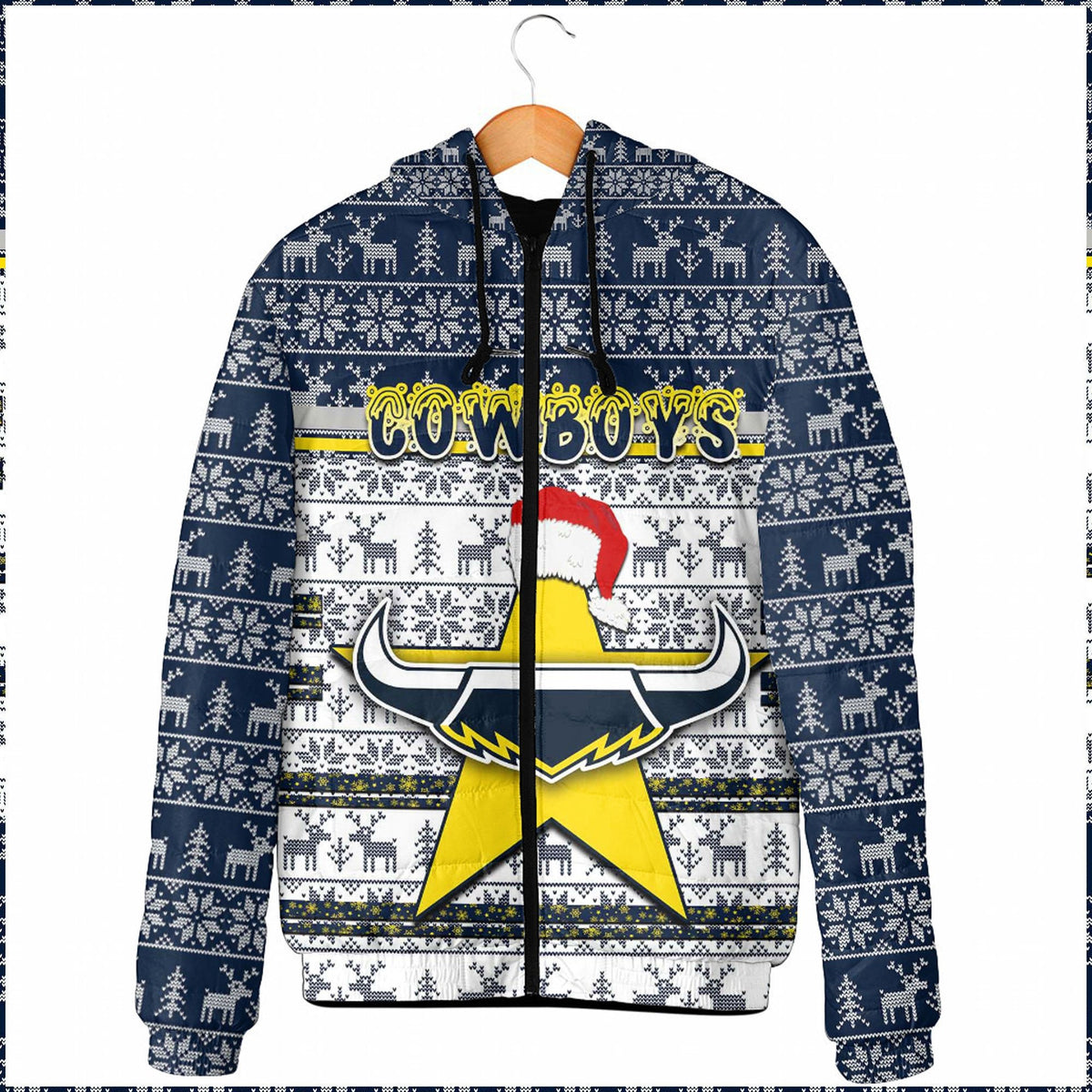 vibe-hoodie-clothing-north-queensland-cowboys-christmas-hooded-padded-jacket