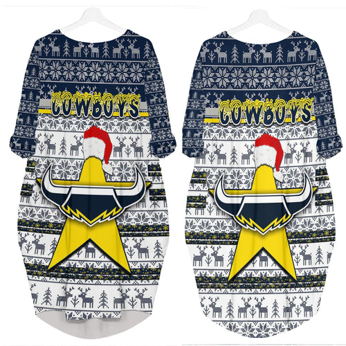 custom-vibe-hoodie-clothing-north-queensland-cowboys-aboriginal-tattoo-batwing-pocket-dress