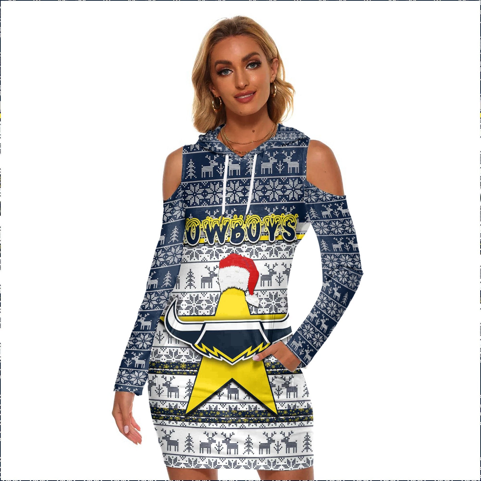 custom-vibe-hoodie-clothing-north-queensland-cowboys-aboriginal-tattoo-womens-tight-dress