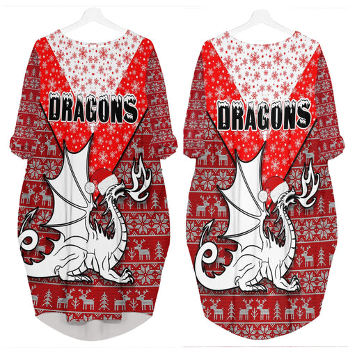vibe-hoodie-clothing-st-george-illawarra-dragons-christmas-batwing-pocket-dress