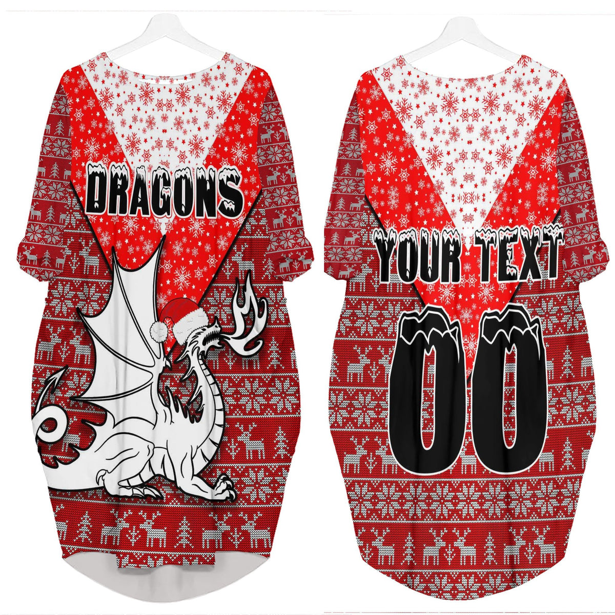 custom-vibe-hoodie-clothing-st-george-illawarra-dragons-aboriginal-tattoo-batwing-pocket-dress